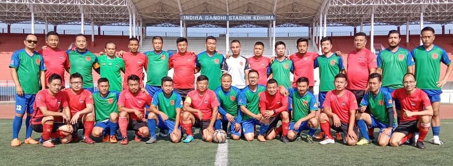 Players of Morung United and Unity FC on June 5.