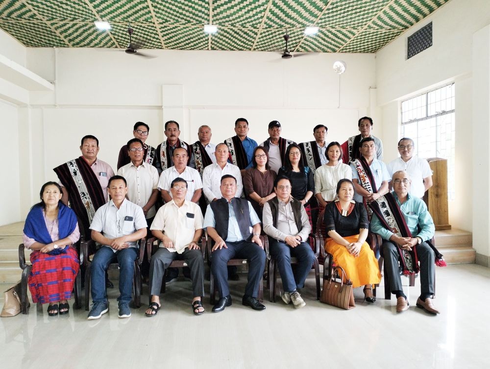 Dignitaries during the inauguration of the Ao Rihu in Mokokchung on July 10.