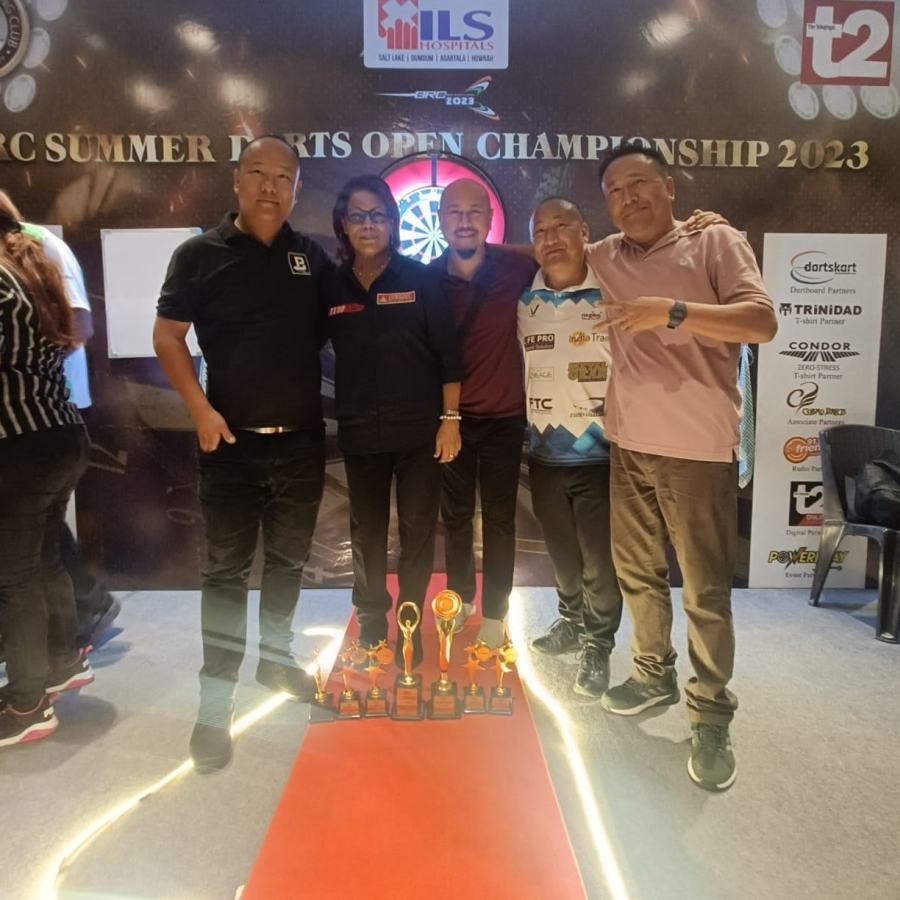 Naga darters who had a successful campaign at the 9th Bengal Rowing Club (BRC) Summer Darts Open Championship 2023 held at Kolkata, West Bengal.
