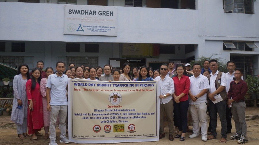 World Day against Trafficking in Persons was observed at Prodigals' Home, Dimapur on July 29. (Morung Photo)