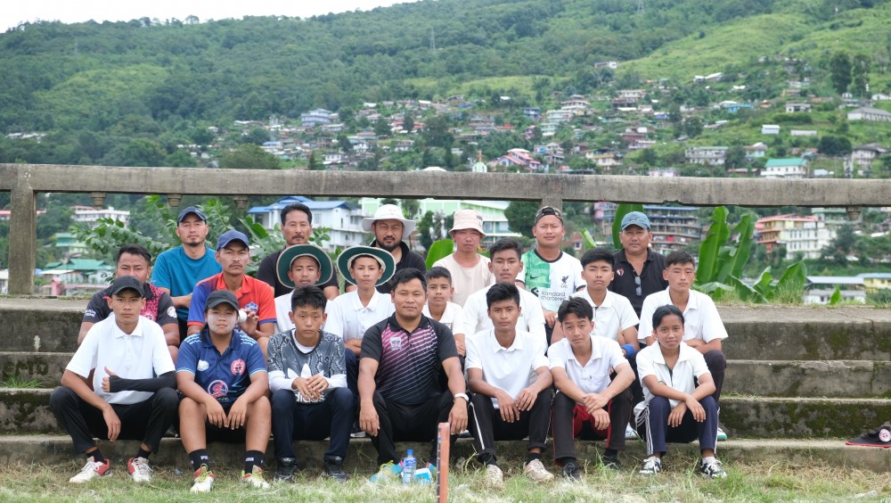 Officials of WDCA and representatives of NCA along with players participated for the selection trial at Local ground Wokha on August 1.