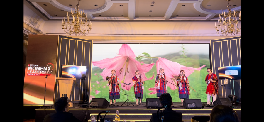 Tetseo Sisters performing at the felicitation ceremony of ET Prime Women Leadership Awards 2023 on August 4.