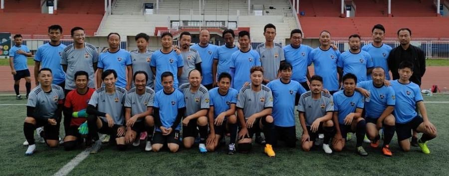 Players of Orient FC and Merhulietsa FC on August 21