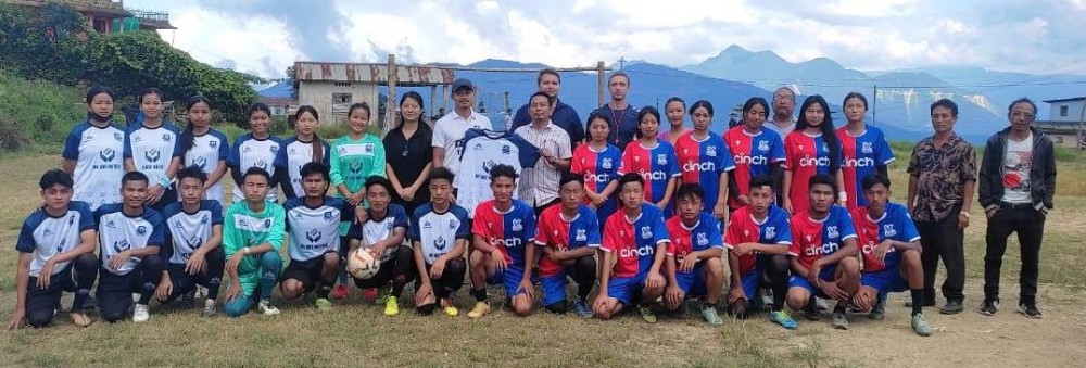 Election Department Peren in collaboration with Nagaland Sport Association organised football camp and exhibition match at Peren town local ground on September 4 and 5. (DIPR Photo)