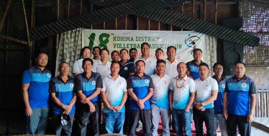 KDVA members during its 18th foundation day in Kohima on September 3.