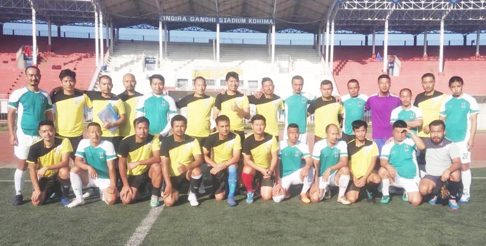 Players of Eagles FC and Naga Prege Football Club on October 17.