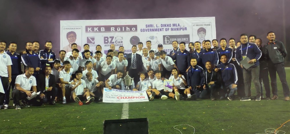 Red Scars FC lifts 23rd NSF Martyrs’ Memorial Trophy.