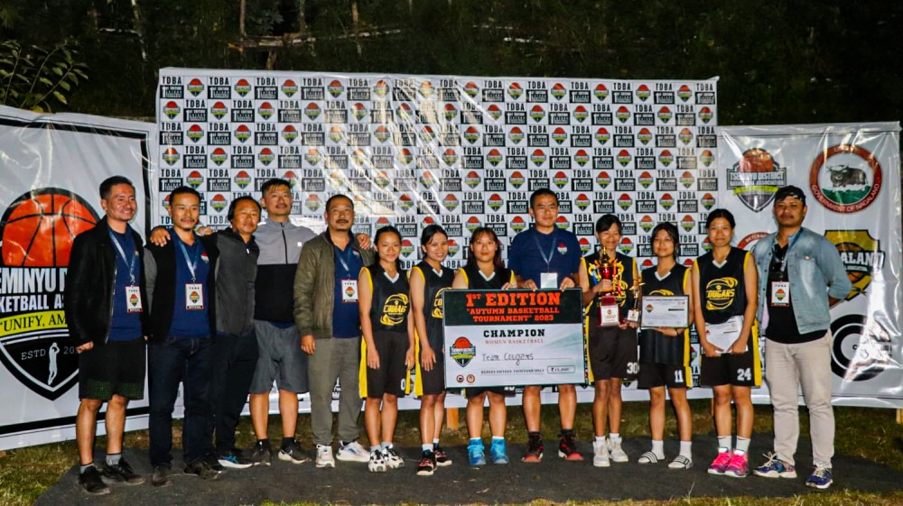 Cougars emerged champion of the TBDA 1st edition Autumn Basketball Tournament in Women’s category.