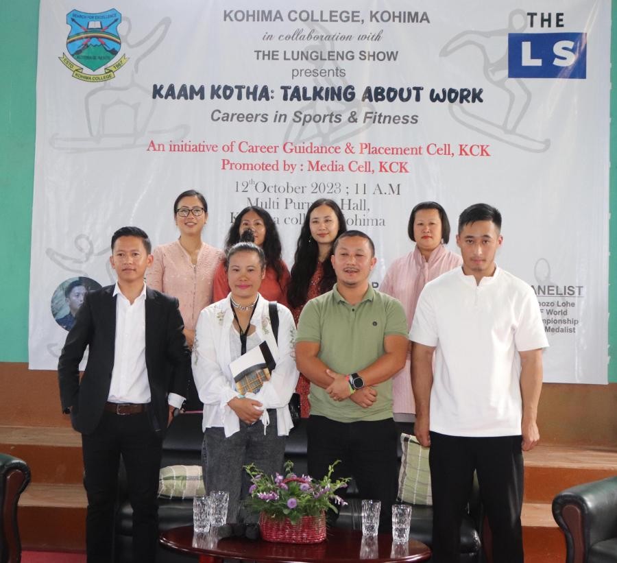 Kohima College in collaboration with The Lungleng Show organised a talk for the students on October 12.