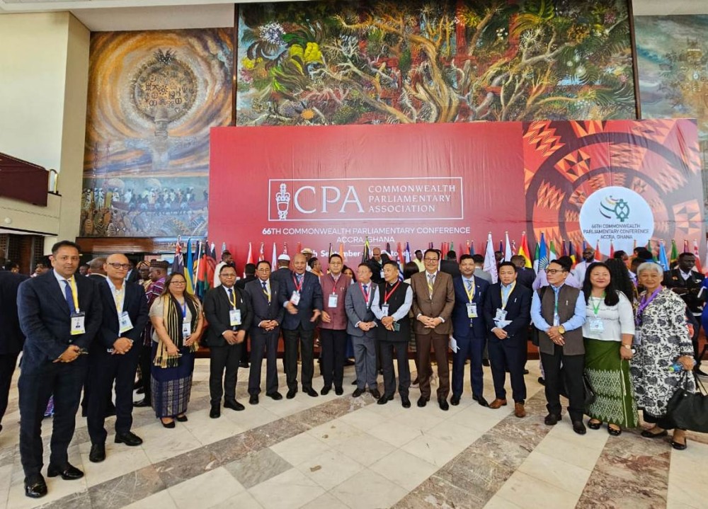 The Speakers and Secretaries of the State Legislative Assemblies from the North East India attended the 66th Commonwealth Parliamentary Association (CPA) conference held from October 2 to 6 at Accra, Ghana.