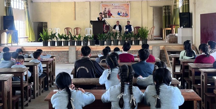 Philately Day being observed at Pfutsero on October 11.