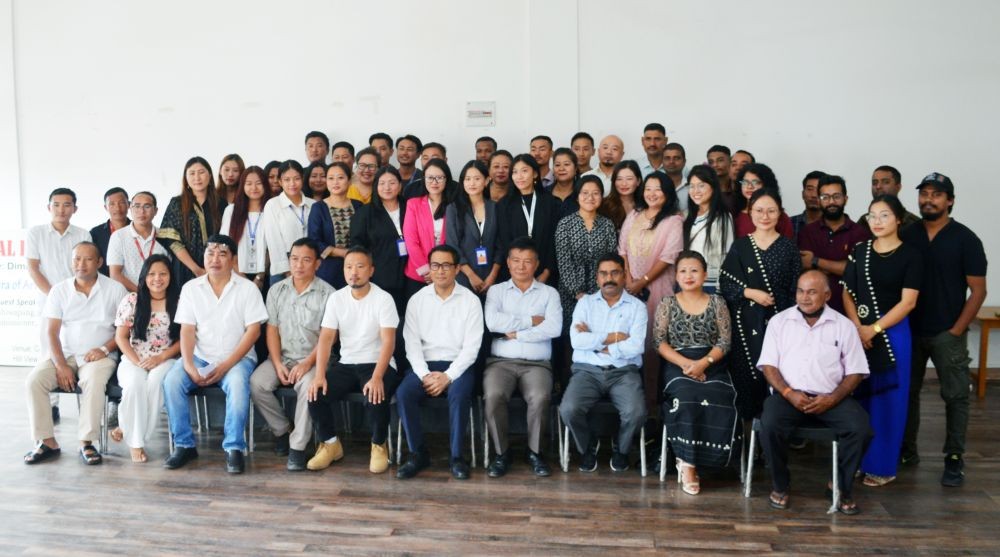 Media persons during the observation National Press Day in Dimapur on November 16. (Morung Photo)