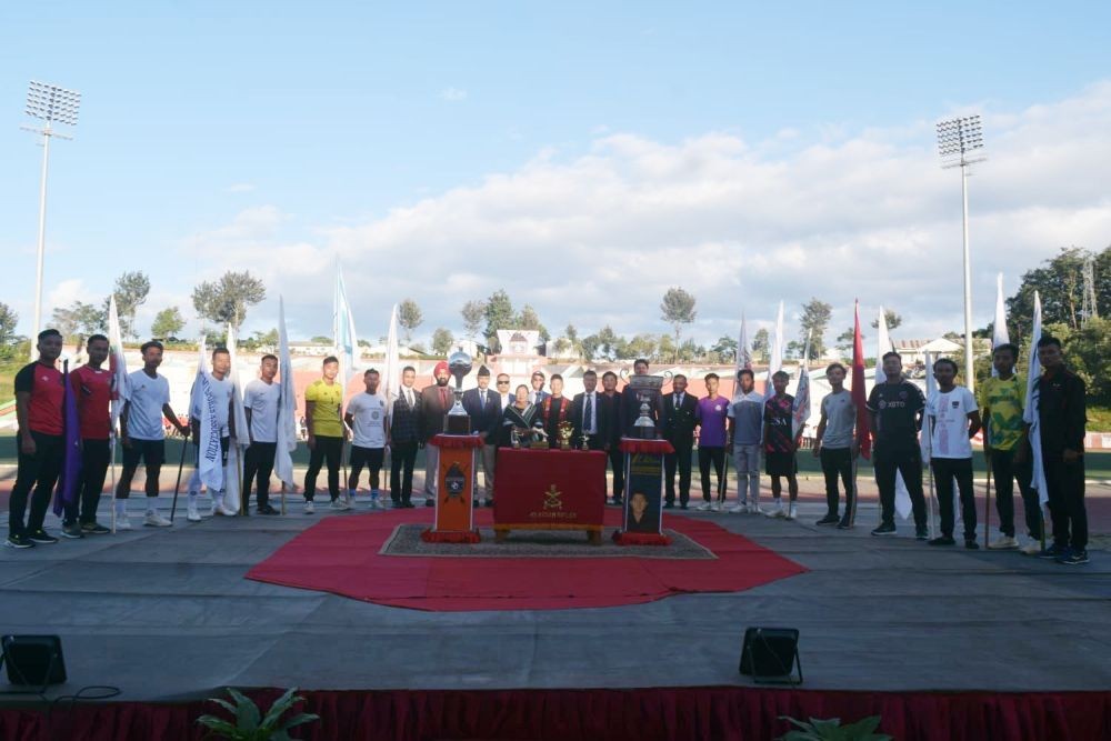 Dignitaries during the opening ceremony on November 1