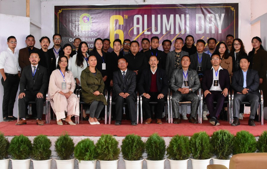 Alumnus of Pfutsero Government College during the 6th Alumni day celebration held on November 4.