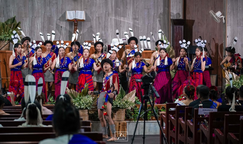 Participants during the cultural event held Chümoukedima Ao Baptist Arogo on November 5.