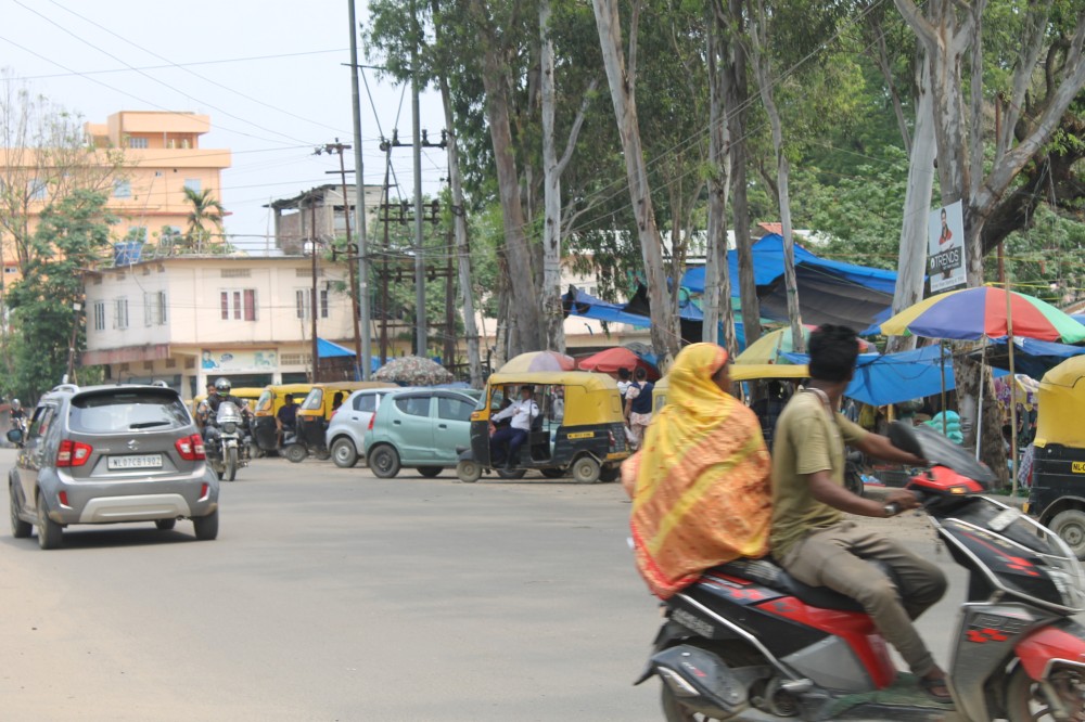Most drivers drive without seat belt or helmet in Dimapur. (Morung File Photo)