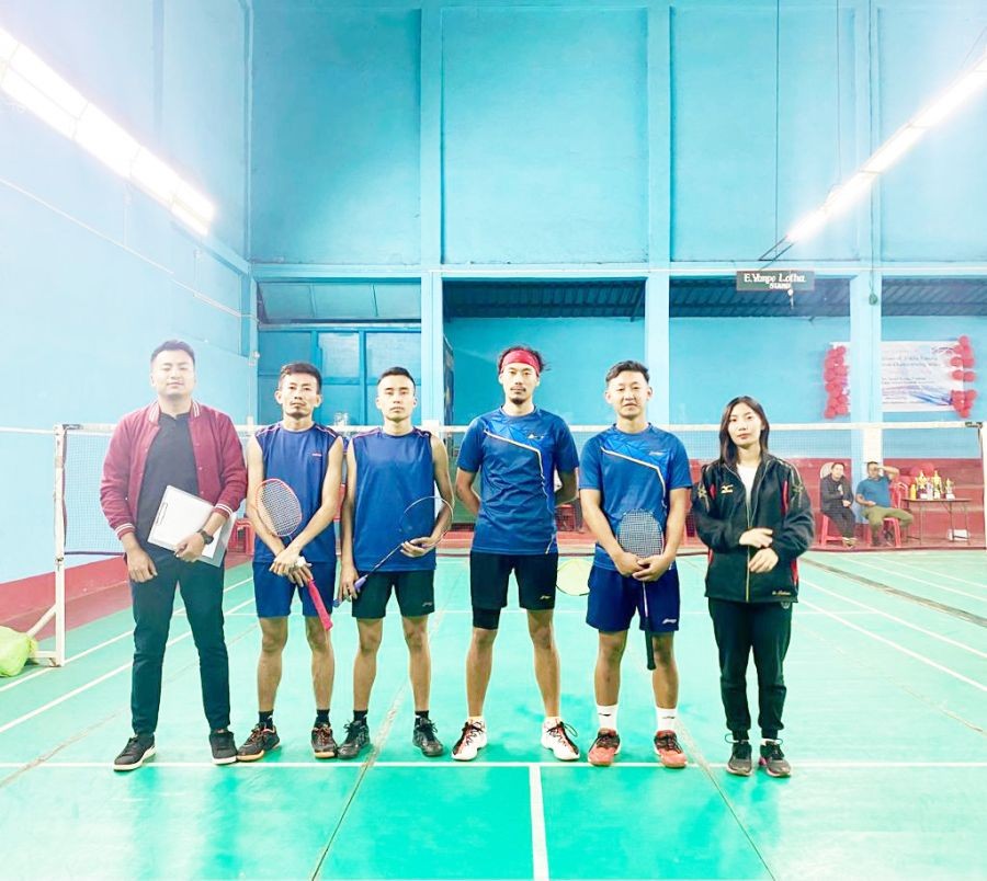 Winners of the third edition of Tokhu Emong Open Badminton Championship which concluded on November 2.