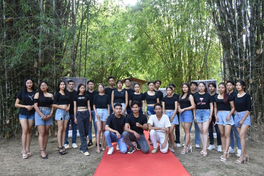 Models selected for the Nagaland Fashion Week 2023 after an audition held at the Nagaland Bamboo Development Agency, 6th Mile, Chümoukedima, on November 4. (Photo Courtesy: NAD)