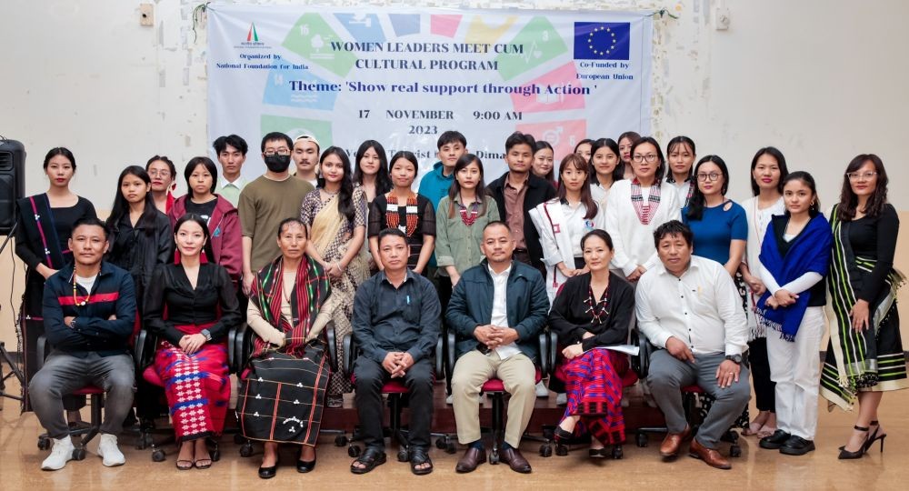 The organisers and speakers along with the participants during the Women's Leader Meet cum Cultural programme, which was held on November 17 at Tourist Lodge, Dimapur. The event was organised by NFI with CAN Youth and NACWR. (Photo Courtesy: Providence Institute)