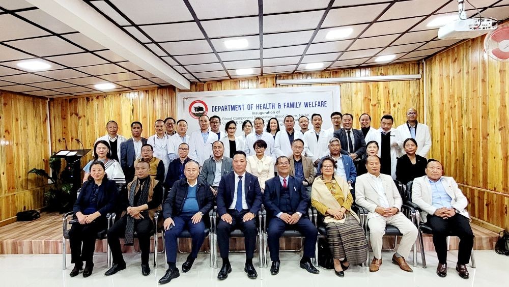 Minister for Health & Family Welfare and others at the inauguration in NHAK on December 2. (Morung Photo)