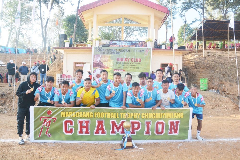 N Obang MFT emerged as the champion of the 13th Marsosang Football Trophy 2023, organized by Rocky Club in Chuchuyimlang.