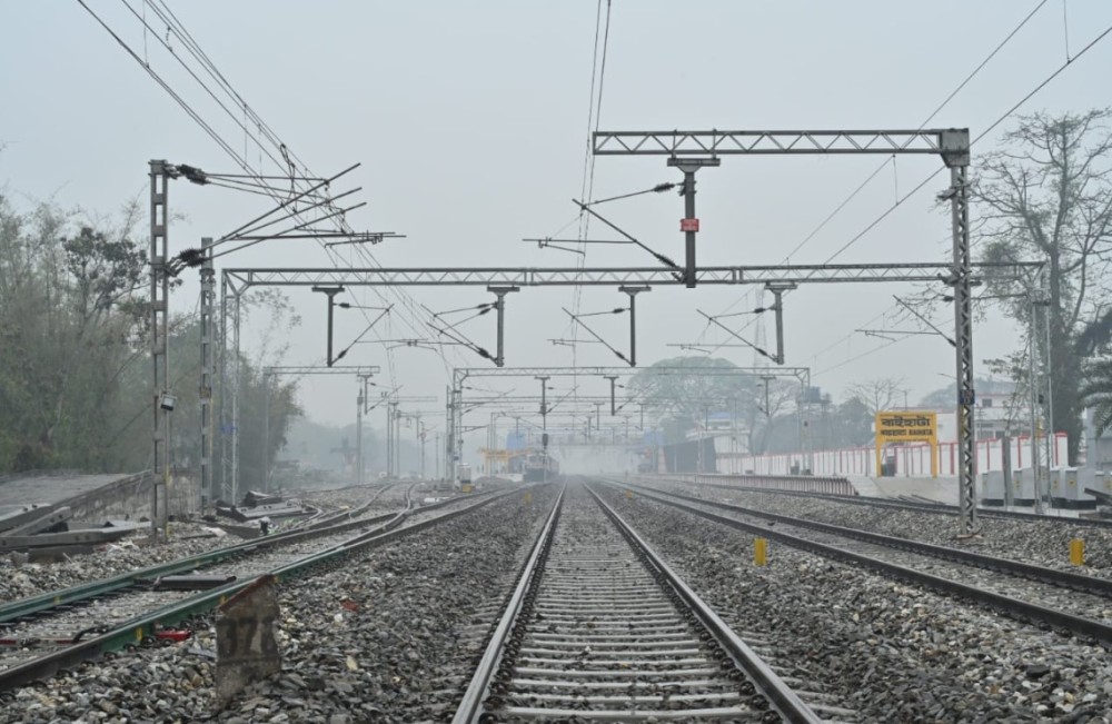 Double line section between Baihata and Changsari stations commissioned ...
