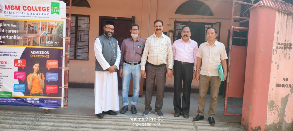 NU inspection team visited MGM College - Vimarsana News