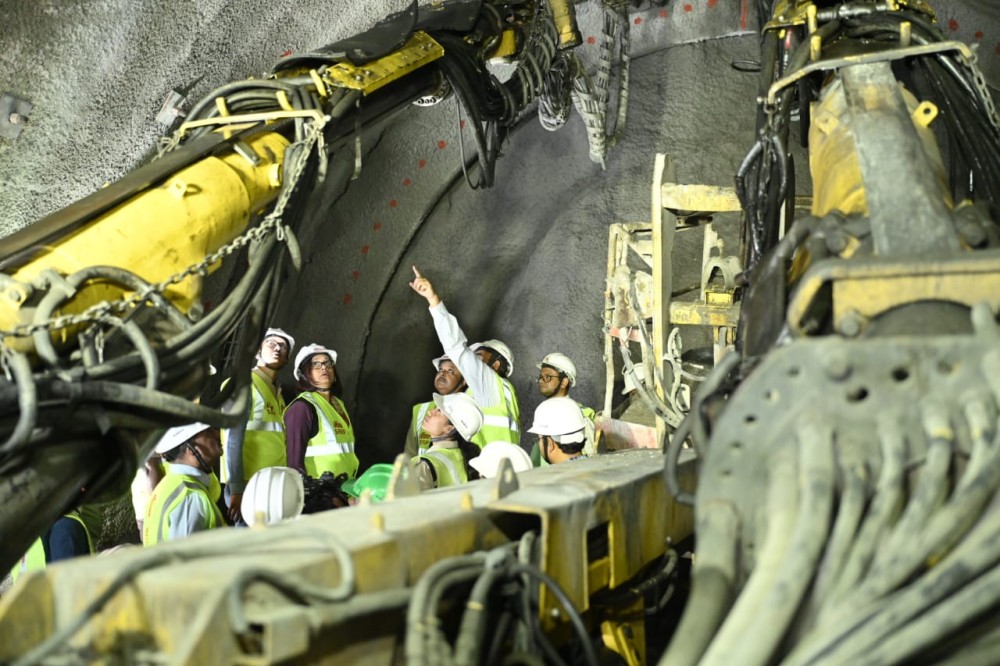 Chairperson Railway Board inspects on-going Sivok-Rangpo Rail Project ...