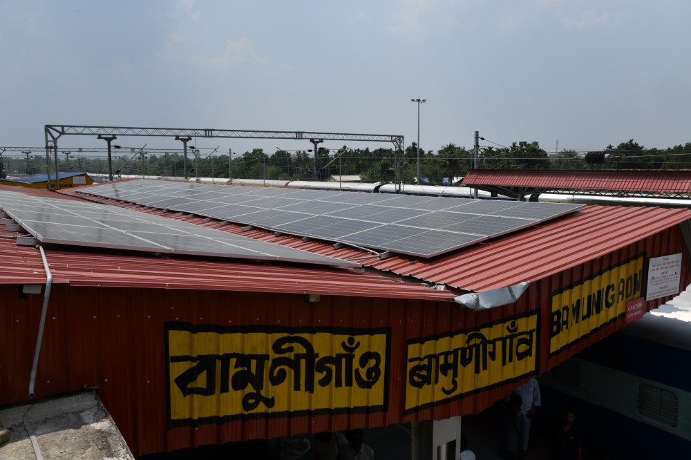 NFR installs roof-top solar power plants under 'Go-Green' mission | MorungExpress - Vimarsana News