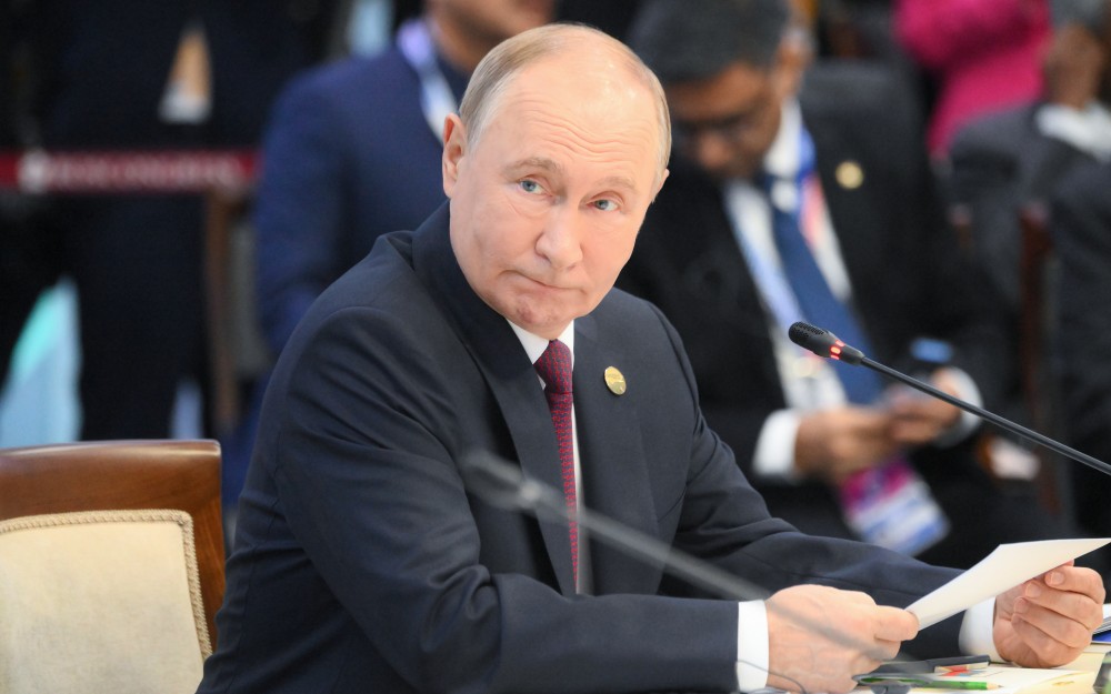 Russian President Vladimir Putin at the BRICS Summit narrow format session on Wednesday, October 23, 2024. (IANS File Photo)