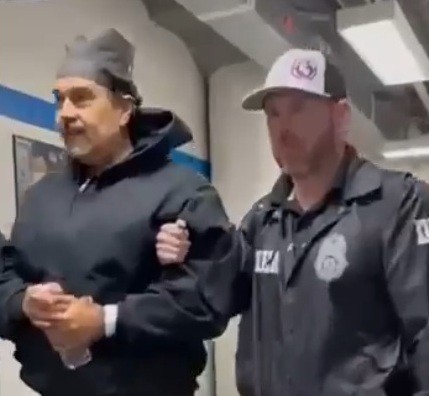 Venezuela leader Nicolas Maduro is taken for booking at the New York Drug Enforcement Agency office after being brought to the city following his capture on January 4, 2026. (Photo Source: White House)